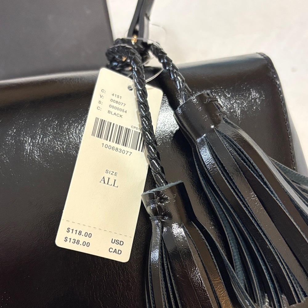 Anthropologie Large Black Work Bag - Picture 4 of 8